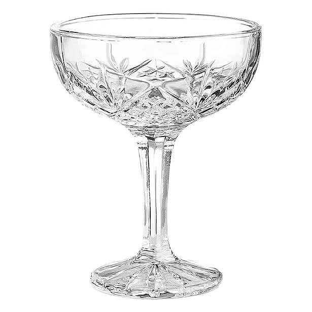 Laser Etched 6 oz. Brinkley Cocktail Coupe Glass