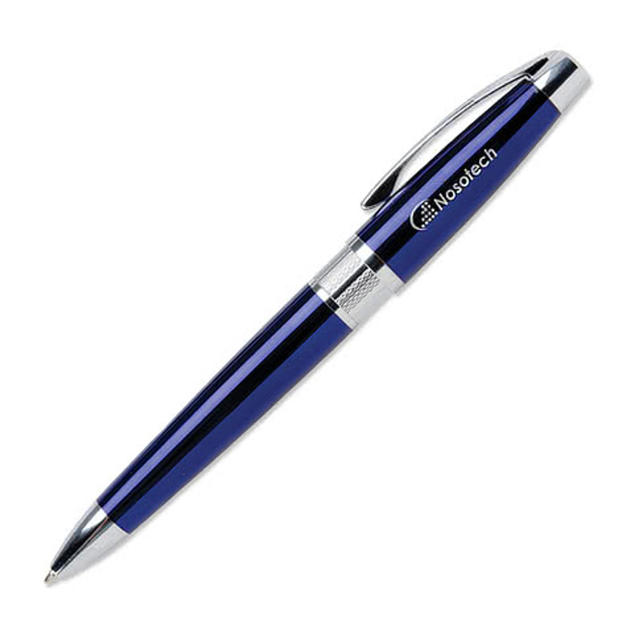 Laser Engraved Guillox 8 Metal Ballpoint Pen  (black ink) in Black