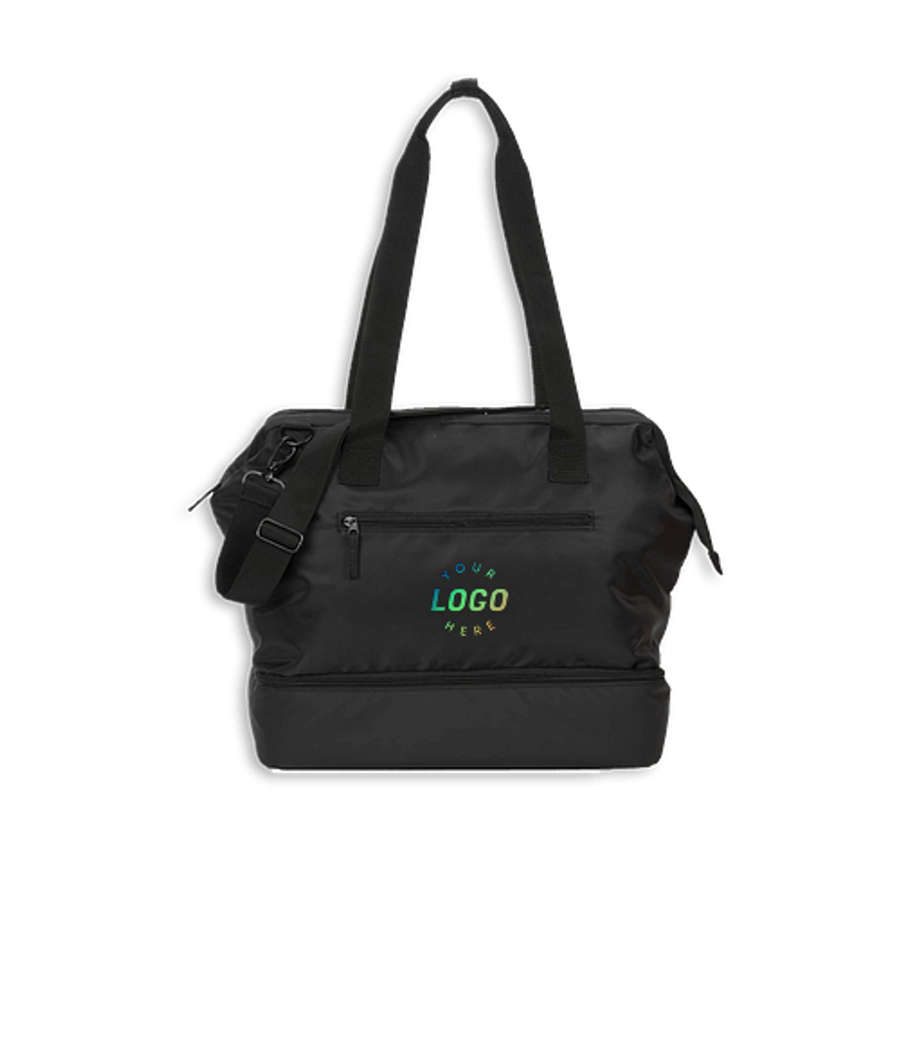 Daybreak Recycled Weekender 15" Computer Tote Bag in Black