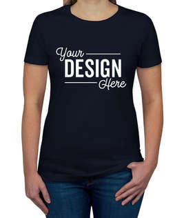 Next Level Women's Slim Fit Jersey T-shirt - Color: Midnight Navy