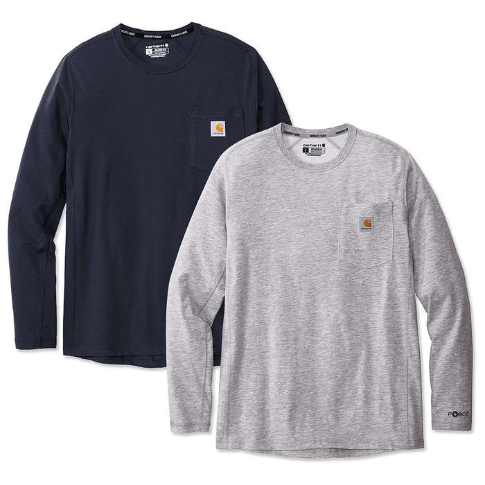 Carhartt Force Cotton Long Sleeve Pocket T-shirt
