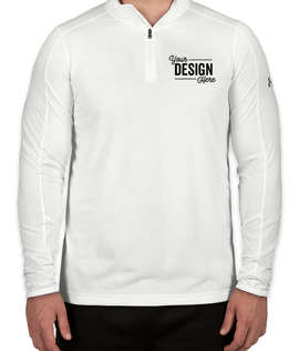 Under Armour Tech Quarter Zip Performance Shirt - Color: White