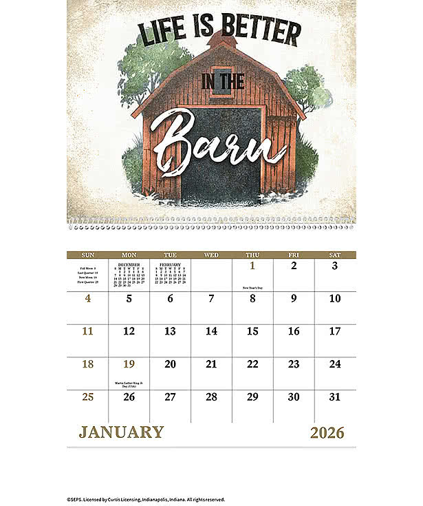 Country Days Calendar