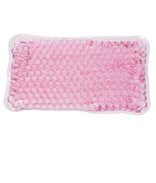 Mini Rectangle Aqua Pearls Hot/Cold Pack in Pink