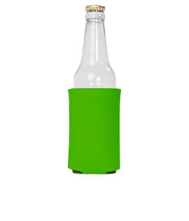 Foldable Bottle Cooler - Color: Lime Green