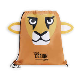 Paws N Claws Sport Drawstring Bag - Color: Lion