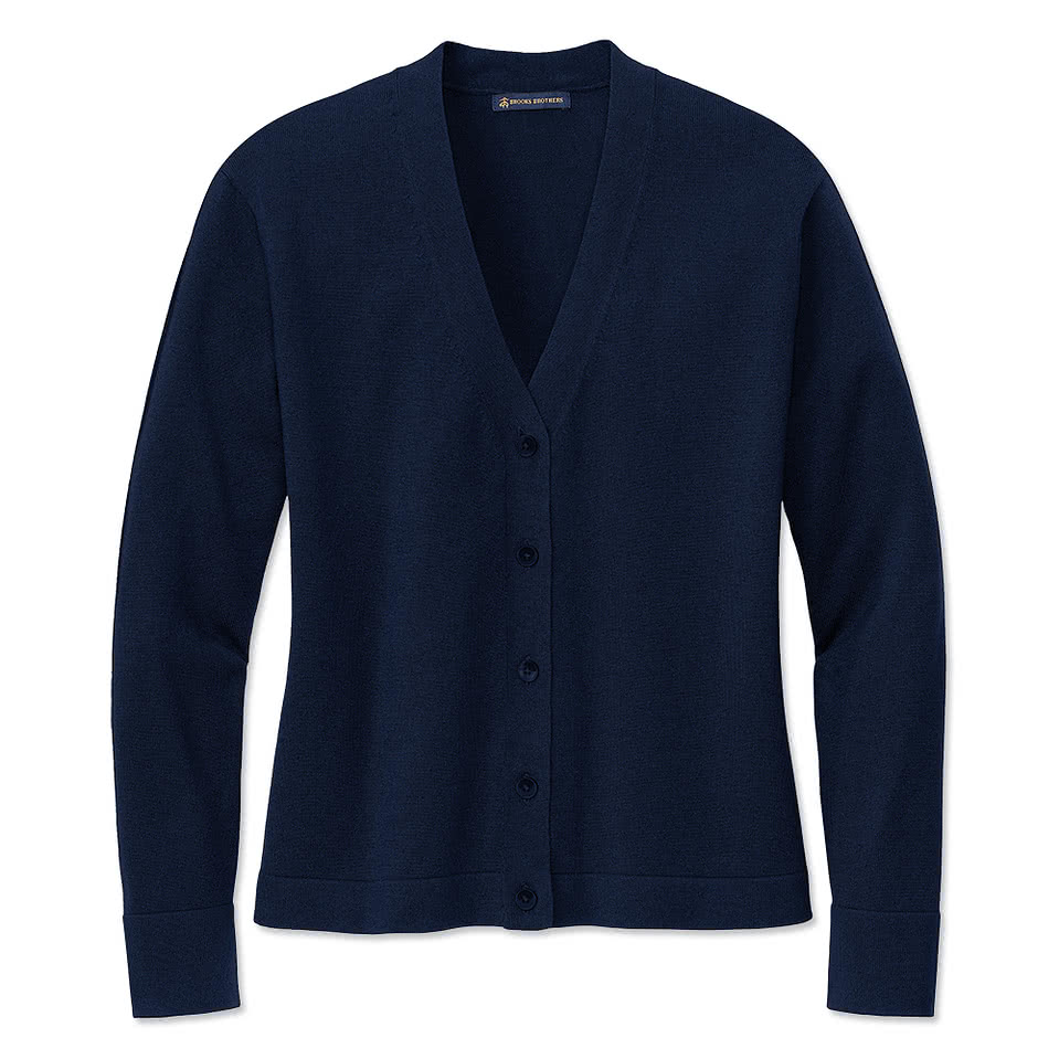 Brooks Brothers Women’s Cotton Stretch Button-Front Cardigan