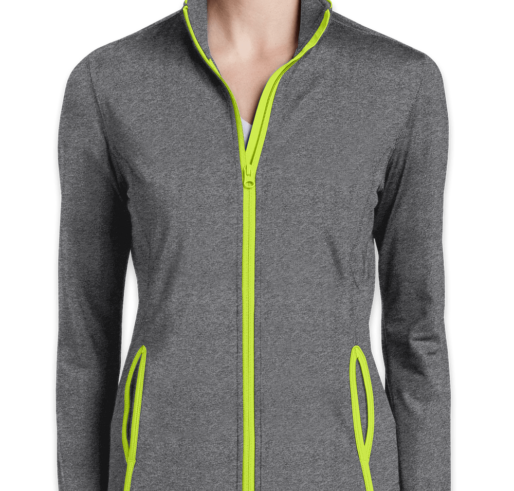 Sport-Tek Women's Sport-Wick Stretch Full Zip Jacket-default