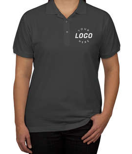 Port Authority Women's Silk Touch Polo - Color: Steel Grey