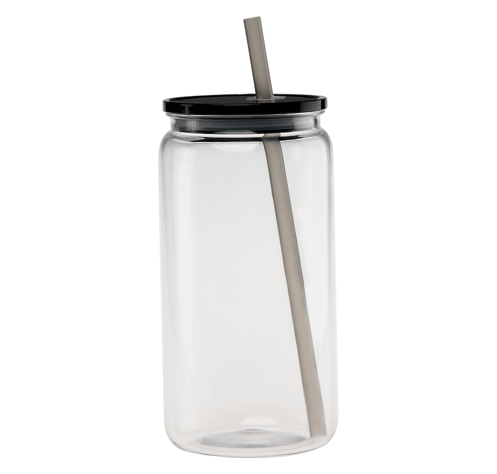 20 oz. Icy Joe-2-Go Clear Tumbler with Colored Lid & Straw-default