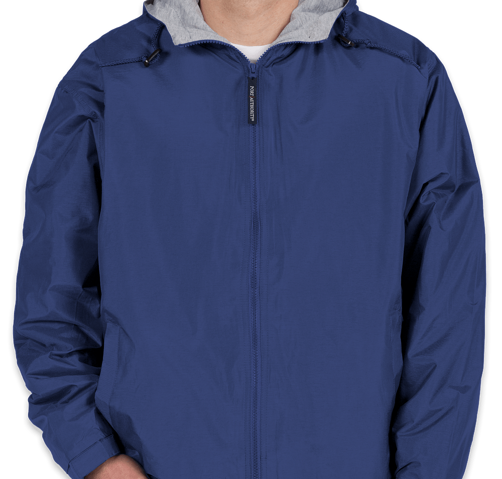 Port Authority Lined Hooded Team Jacket-default