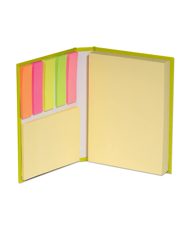 Sticky Book with Sticky Notes and Flags