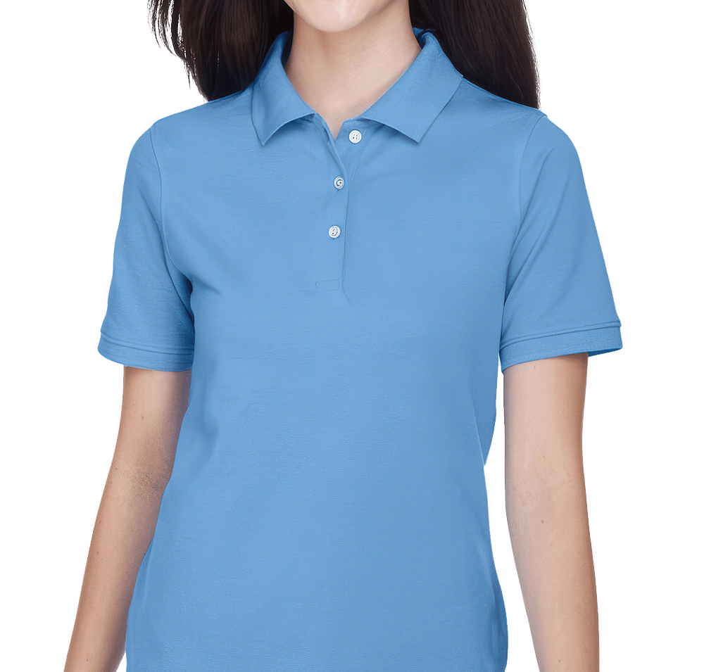Harriton Women's Easy Blend Pique Polo - Embroidered-default