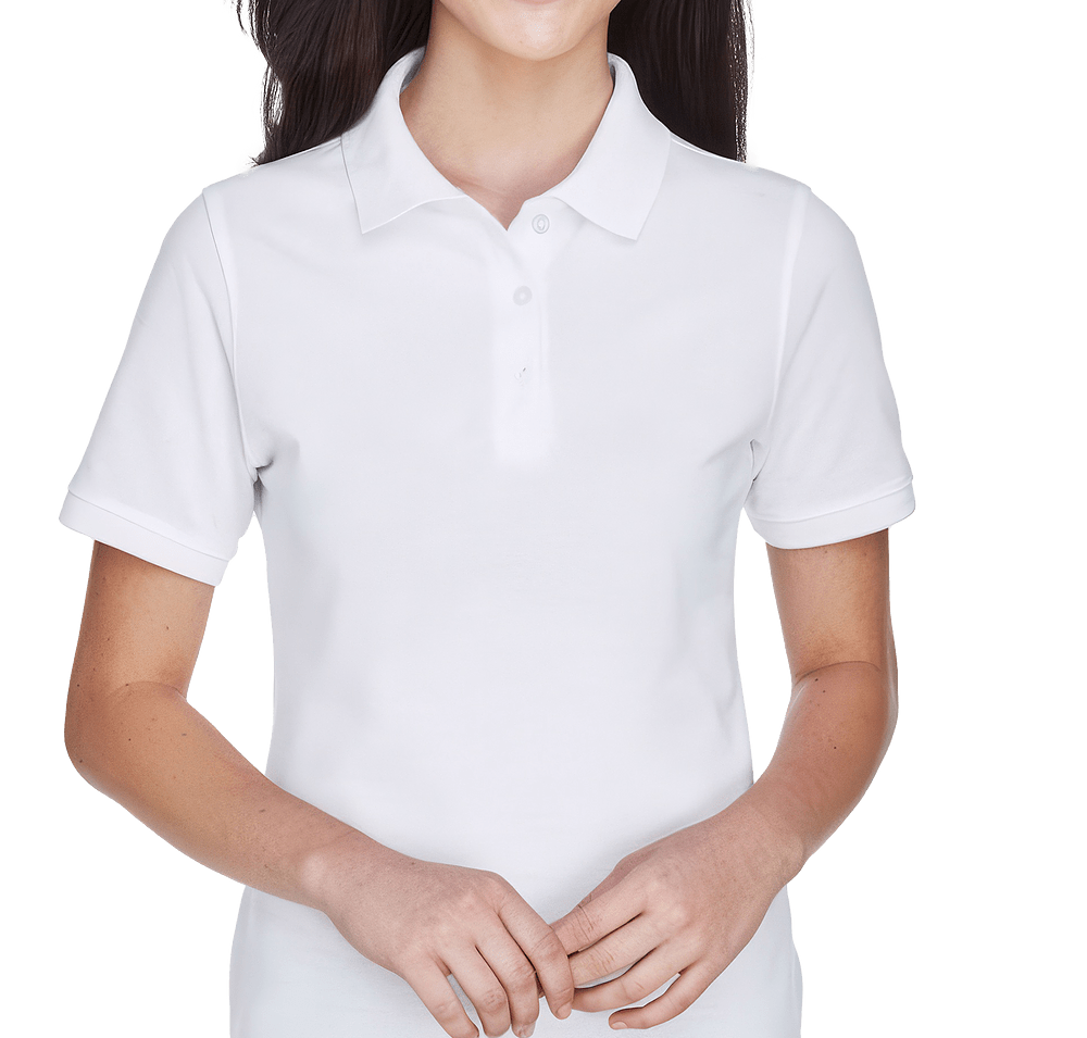 Harriton Women's Easy Blend Pique Polo - Printed-default
