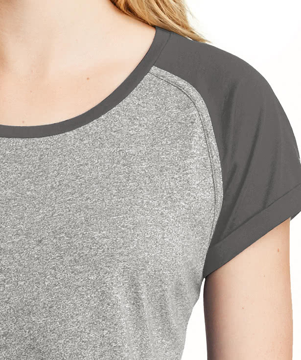 New Era Women's Heritage Blend Short Sleeve Raglan T-shirt