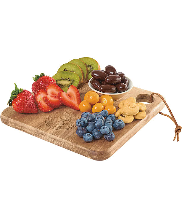 Laser Engraved La Cuisine Acacia Wood Cheese and Fruit Board