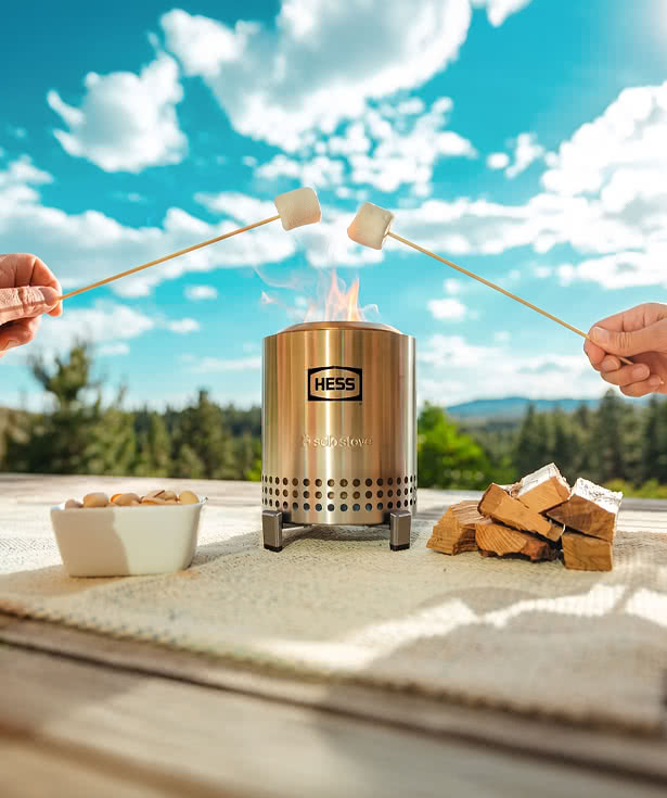 Laser Engraved Solo Stove Mesa Tabletop Smokeless Fire Pit