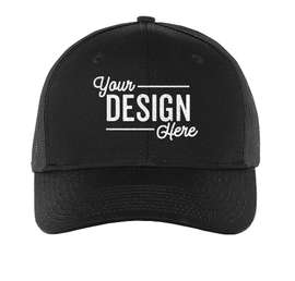 Port Authority Snapback Trucker Hat - Color: Black / Grey Steel
