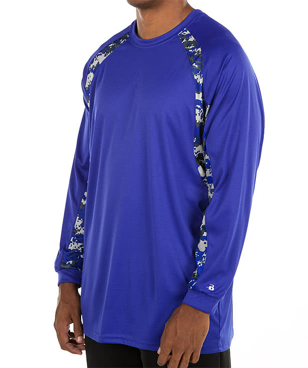 Badger Digital Camo Long Sleeve Performance Shirt