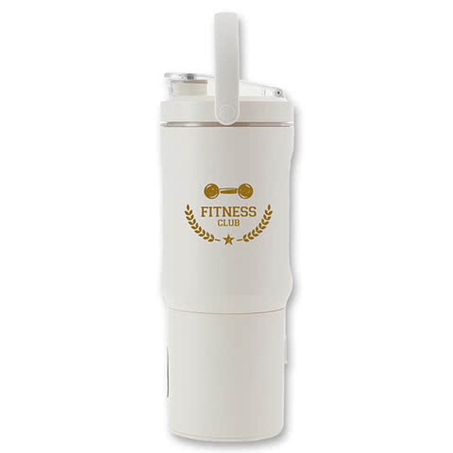 20 oz. Stainless Steel Portable Personal Blender in White