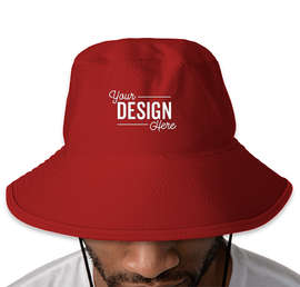 New Era Hex Era Bucket Hat - Color: Scarlet