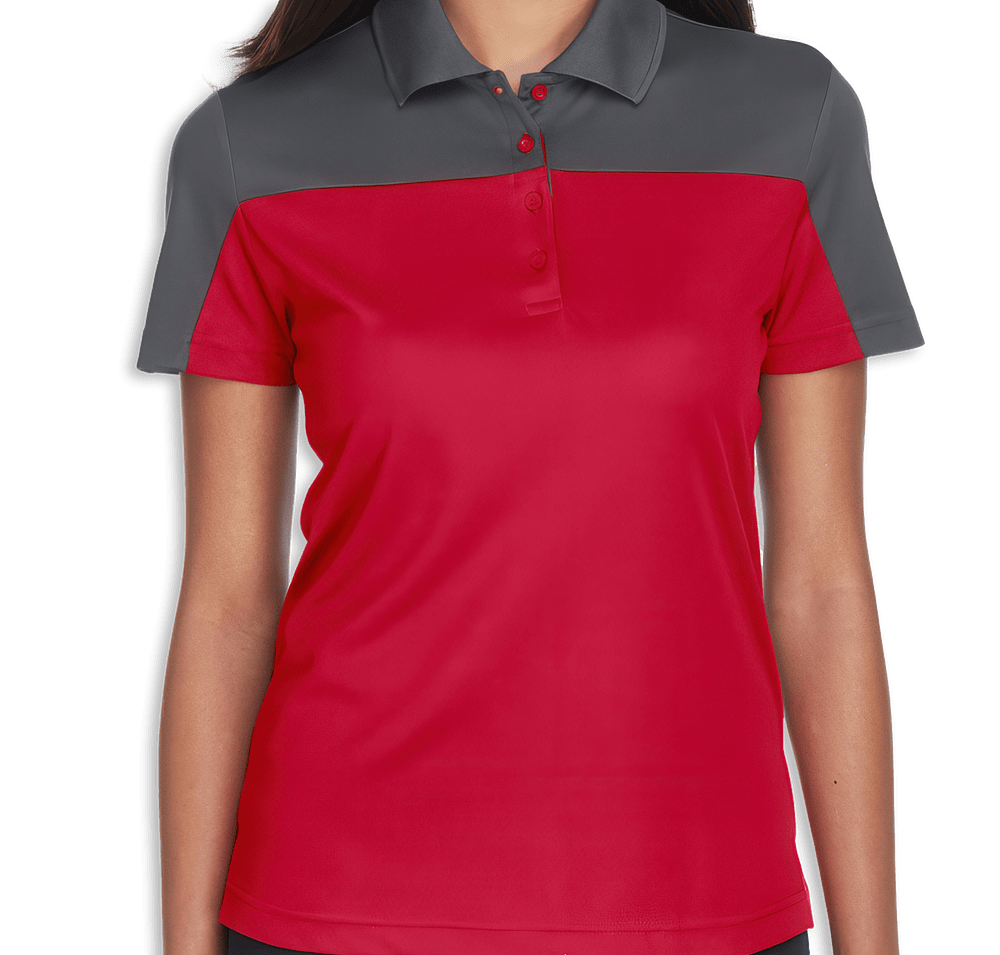 Core 365 Women's Balance Colorblock Performance Pique Polo - Embroidered-default