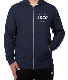 District Re-Fleece Zip Hoodie - Color: True Navy