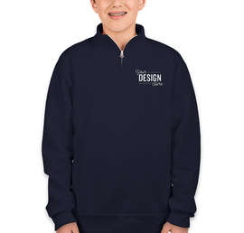 Jerzees Youth Nublend Quarter Zip Sweatshirt
