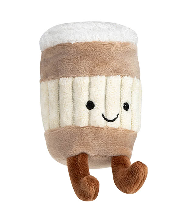 Stress Busters Coffee-to-Go Plush Gel Stress Reliever