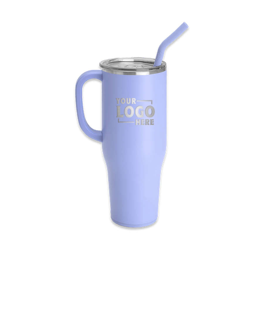 Swig Life Laser Engraved 40 oz. Stainless Steel Tumbler with Straw in Lavender