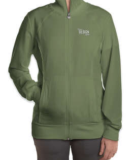 Cherokee Women's Infinity Full Zip Warm-Up Scrub Jacket - Color: Olive
