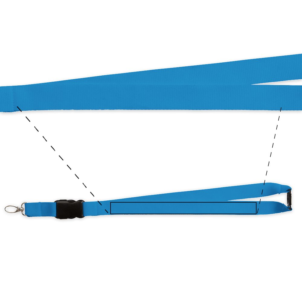 Breakaway Lanyard with Metal Swivel Hook-default