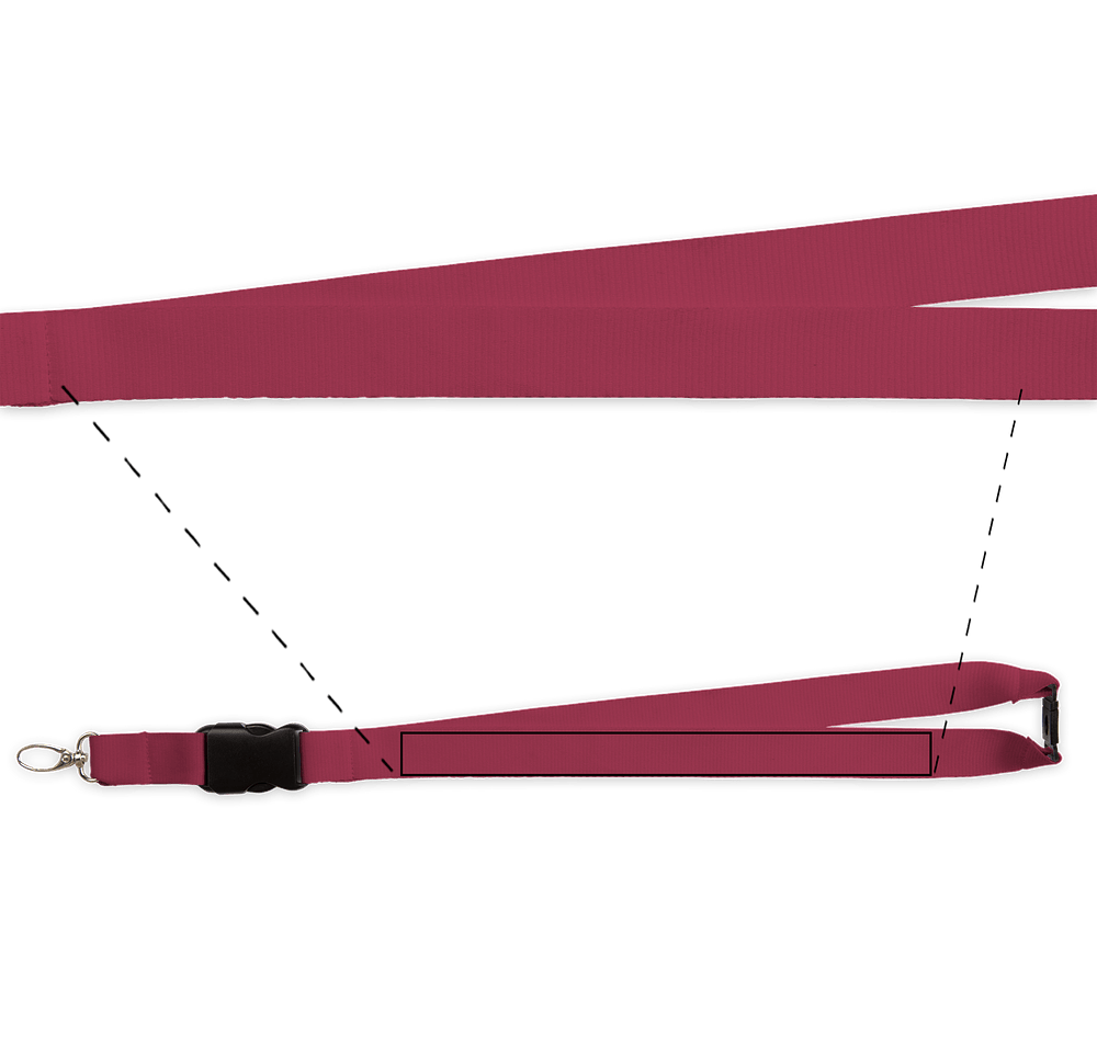 Breakaway Lanyard with Metal Swivel Hook-default