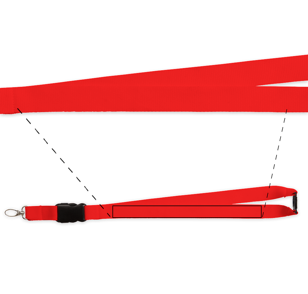 Breakaway Lanyard with Metal Swivel Hook-default