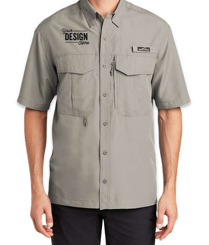 Eddie Bauer UPF 50 Performance Short Sleeve Shirt - Driftwood