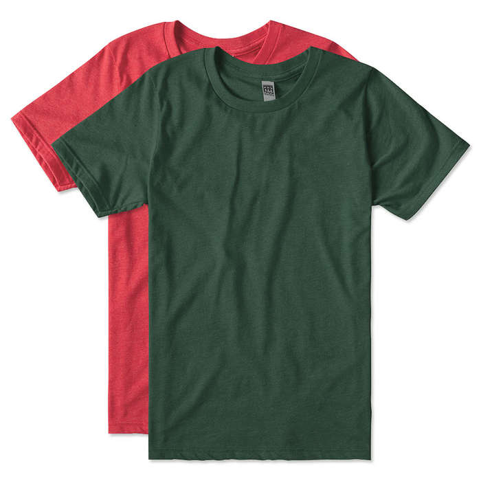 Custom Royal Apparel USA-Made Organic Eco 50/50 T-shirt - Design Short  Sleeve T-shirts Online at