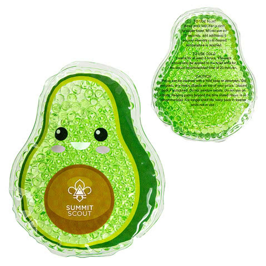 Avocado Aqua Pearls Hot/Cold Pack in Green