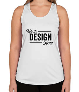 Augusta Women's Mesh Back Performance Racerback Tank - Color: White