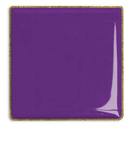 1" Square Lapel Pin - Color: Team Purple / Brass
