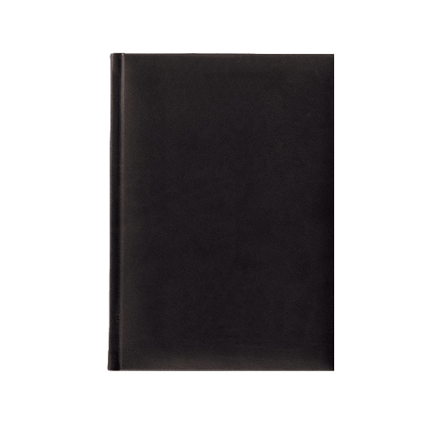 Castelli Debossed Tucson Slim Grande Lined Hard Cover Notebook in Black