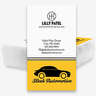 2" x 3.5" Vertical Solid Plastic Business Cards