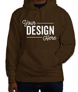 Port & Company Essential Pullover Hoodie - Color: Dark Chocolate Brown
