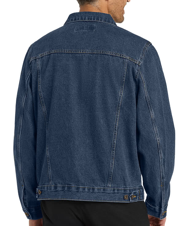 Port Authority Garment Washed Indigo Denim Jacket