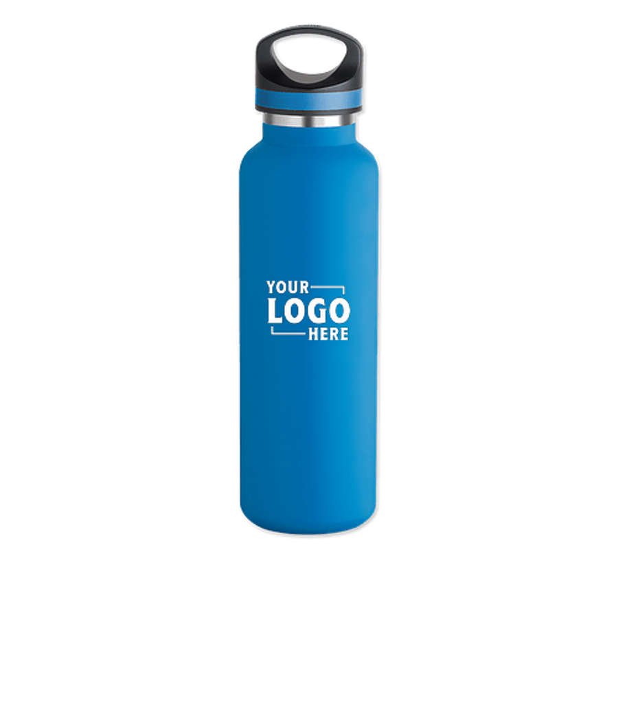 20 oz. Basecamp Tundra Stainless Steel Insulated Water Bottle in Pacific Blue
