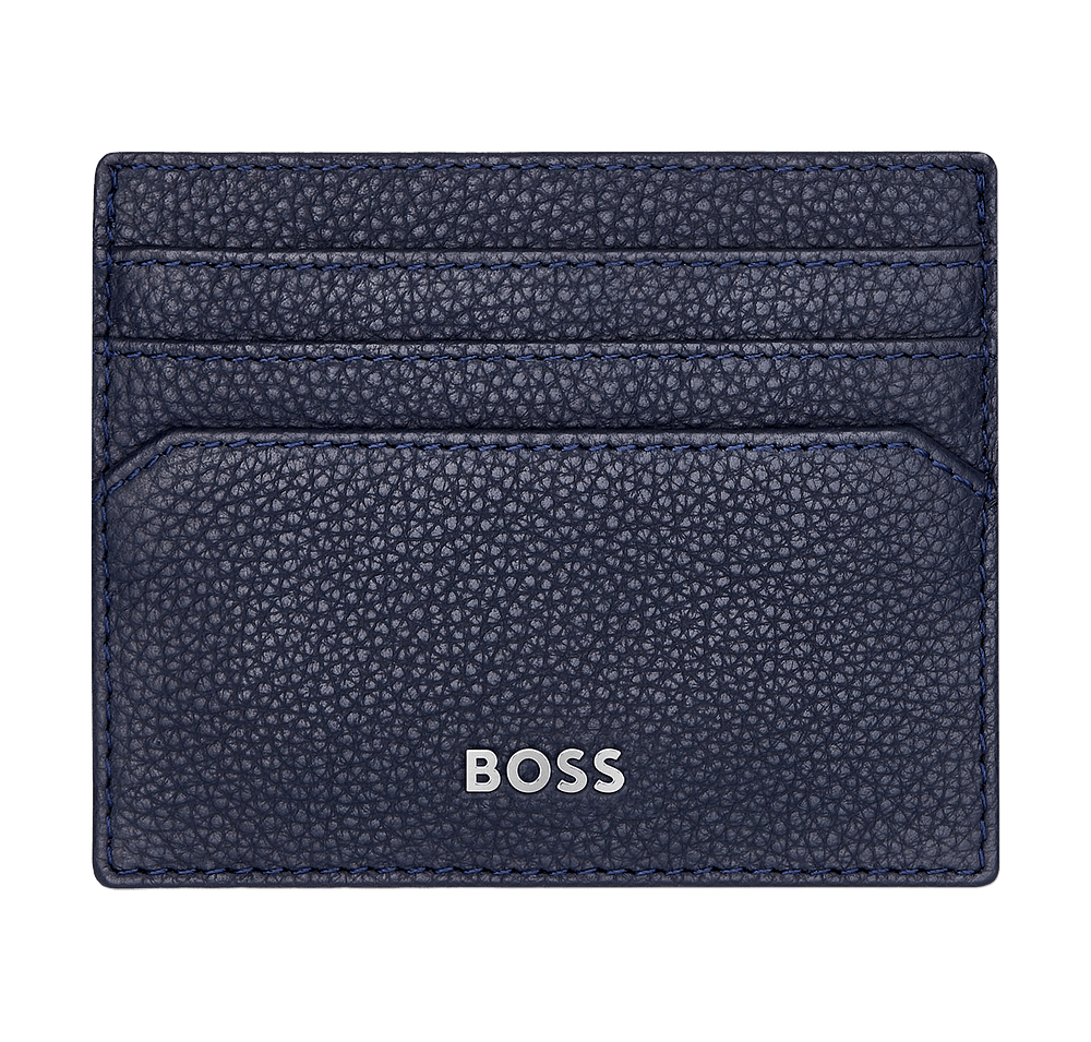 Hugo Boss Classic Grained Keychain & Card Holder Set-default