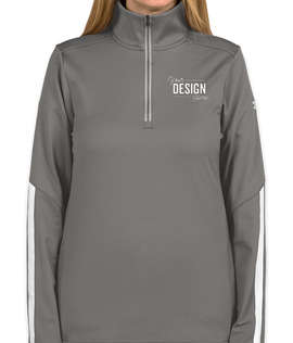 Under Armour Women's Qualifier Performance Quarter Zip - Color: Graphite / White