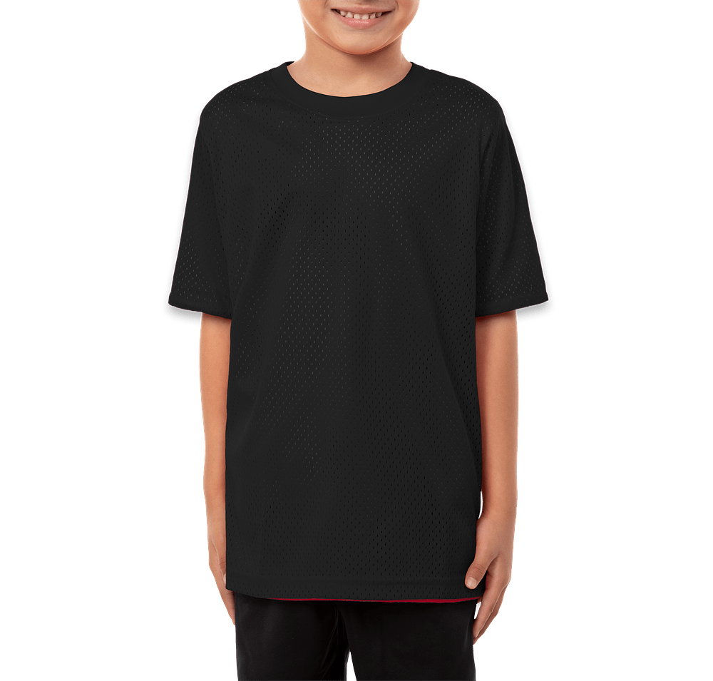 Augusta Youth Short Sleeve Mesh Reversible Jersey-default