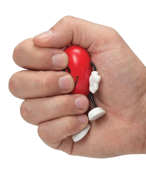 Standing Valentine Heart Stress Reliever