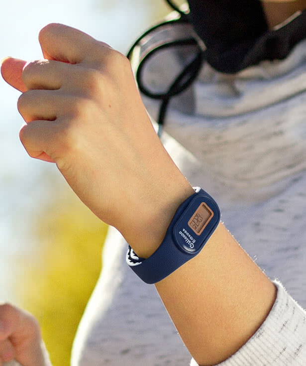 Tap 'N Read Waterproof Pedometer Watch