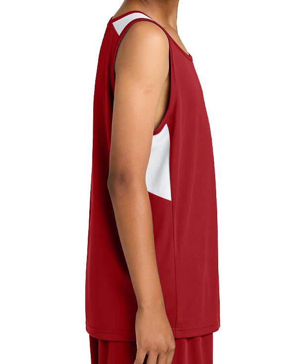 Sport-Tek Youth Club Recycled Performance Basketball Jersey